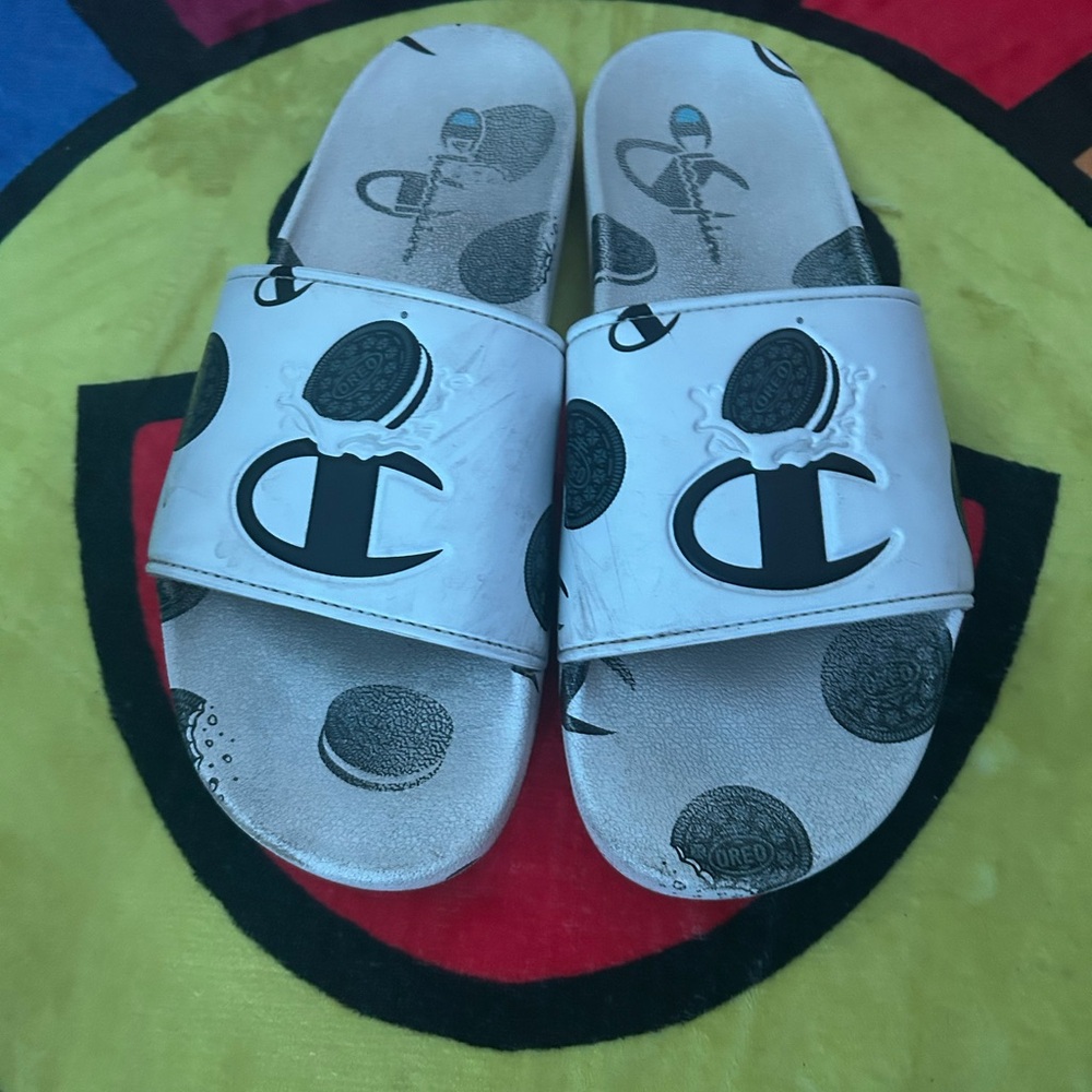 champion oreo slides